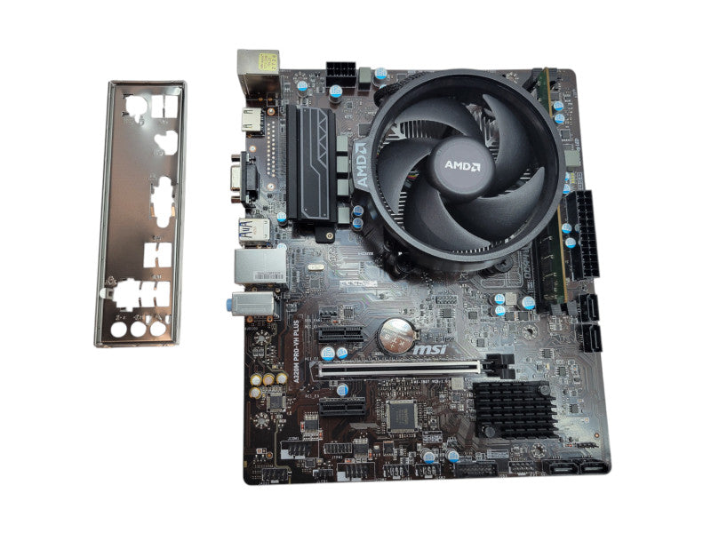 AMD RYZEN 5 2400G MSI A320M PRO-VH PLUS 8GB DDR4 + I/O Plate %
