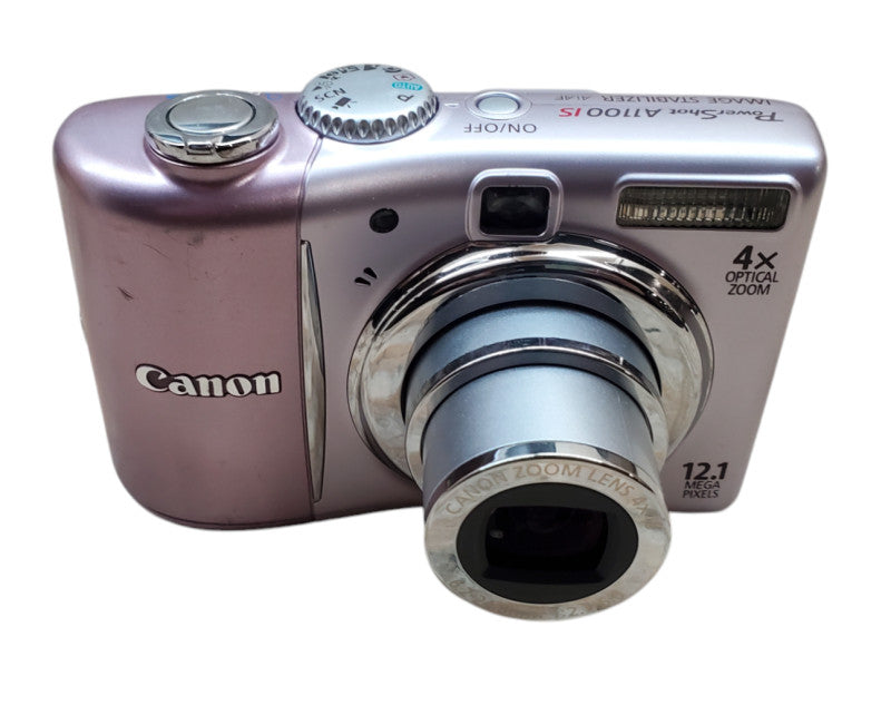 Canon PowerShot A1100 IS 12.1MP Digital Camera - Pink