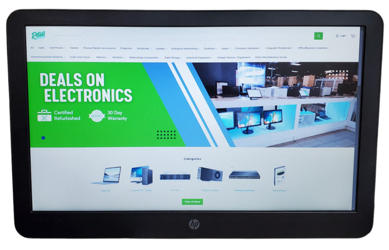 HP EliteDisplay S140u 14" Portable Monitor - No Cable