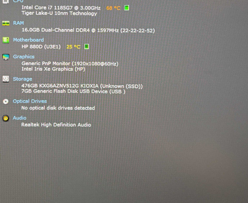 HP ZBook Firefly 14 G8 i7-1185G7@3GHz Iris XE GPU 16GB RAM 512GB SSD  Lap200