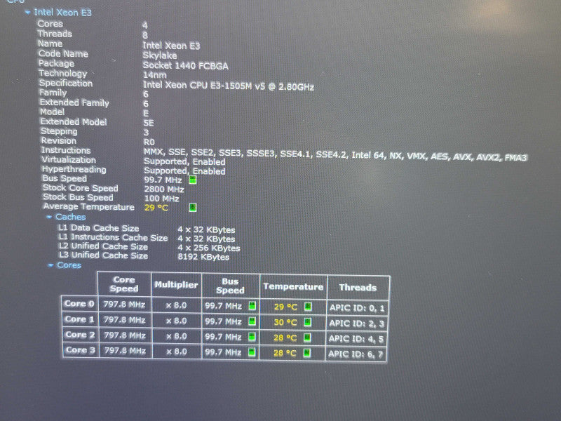 MSI Dominator WT72 Xeon E3-1505M v5 32GB DDR4 Quadro M4000 256GB SSD READ  β Lap200
