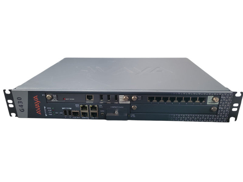 Avaya G430 Media Gateway w/ Modules: S8300, MM711, READ !