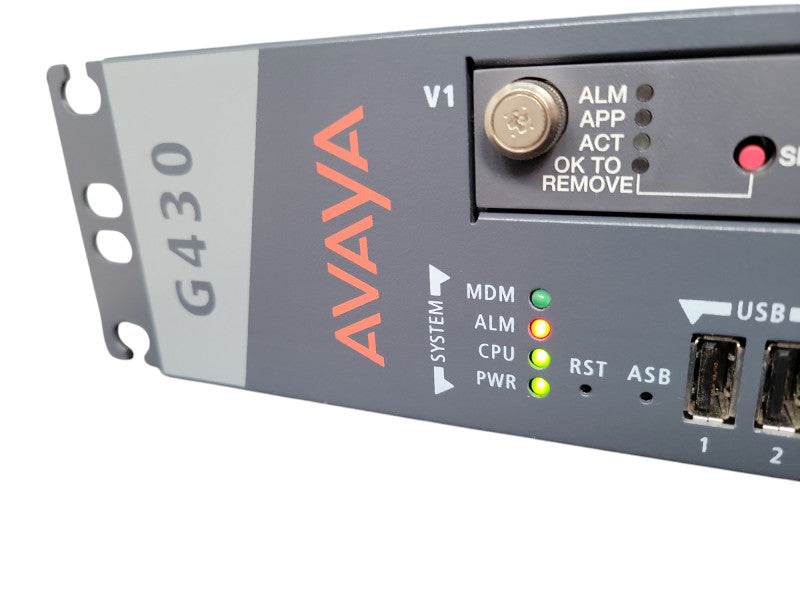 Avaya G430 Media Gateway w/ Modules: S8300, MM711, READ !