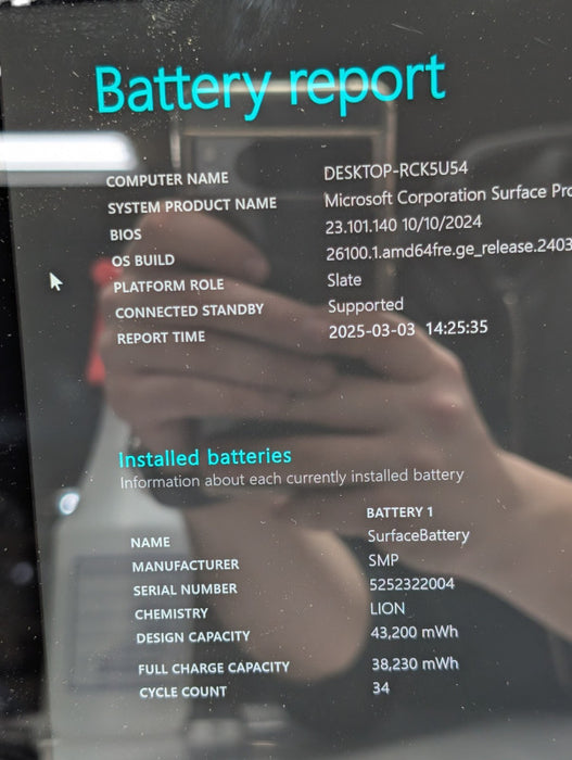 Surface Pro 7 1866 Intel Core i7-1065G7 16GB RAM & 512GB NVMe PLEASE READ  - Lap200