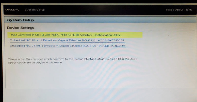 Dell PowerEdge R240 Xeon E-2234 16GB RAM PERC H330 - No HDD