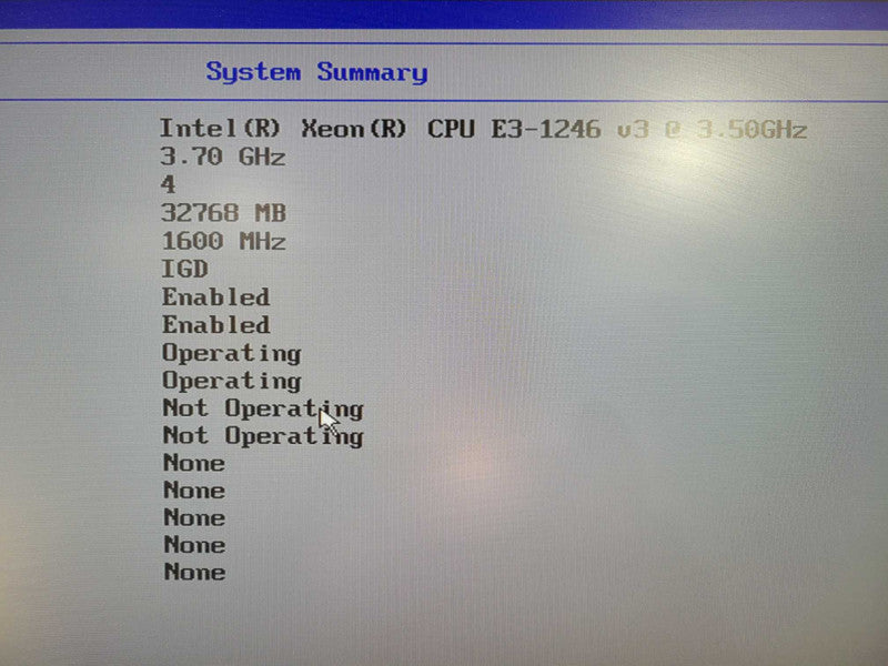 Lenovo ThinkStation P300 | Xeon E3-1246 v3 @ 3.50 | 32GB DDR4 | No HDD !