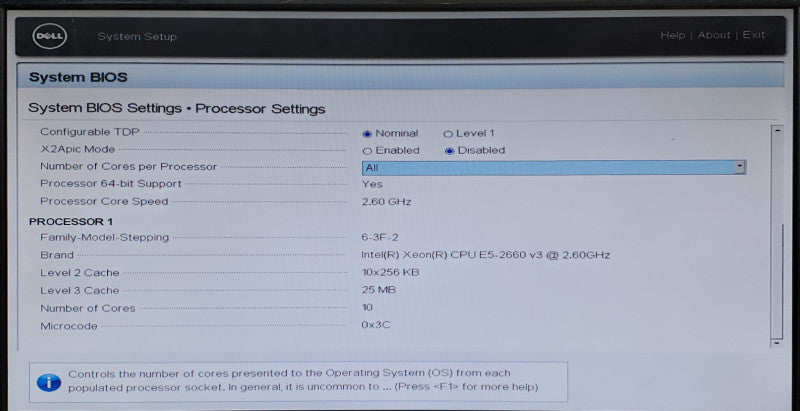 Dell PowerEdge R530 1x Xeon E5-2660 v3 64GB RAM H330 mini - No HDD