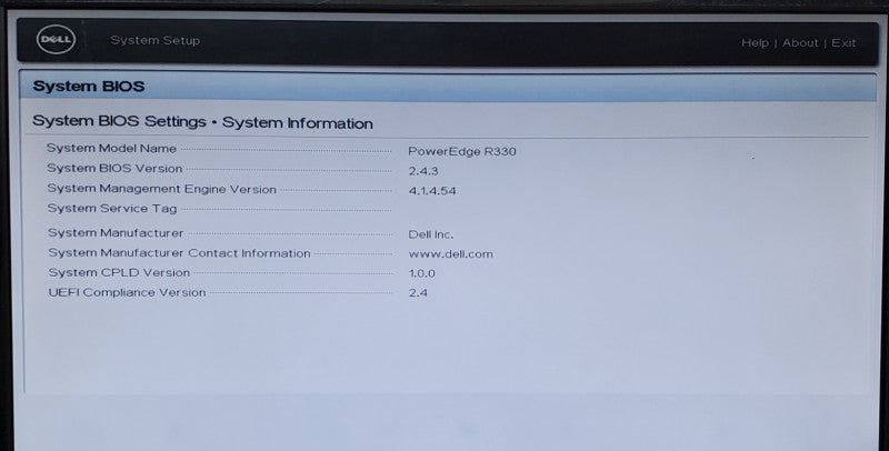 Dell PowerEdge R330 1x Xeon E3-1270 v6 16GB RAM H330 - No HDD