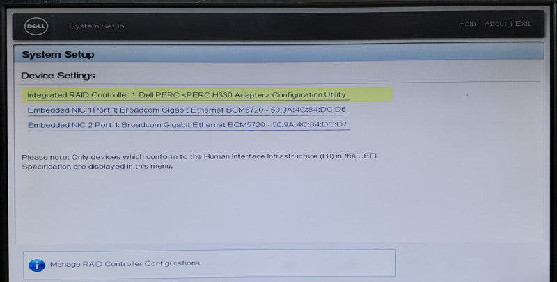 Dell PowerEdge R330 1x Xeon E3-1270 v6 16GB RAM H330 - No HDD