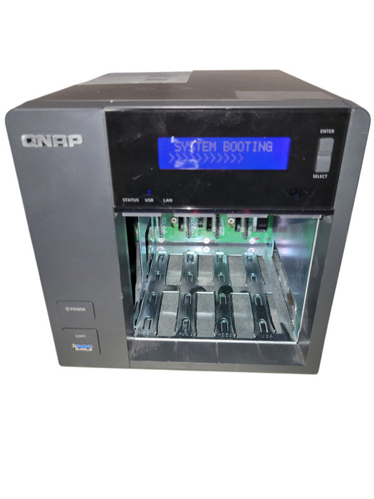 QNAP TS-453 Pro-8G 4-Bay NAS, No Caddies & HDD, READ _