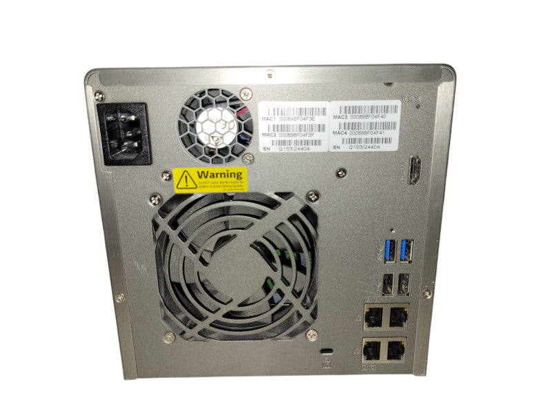 QNAP TS-453 Pro-8G 4-Bay NAS, No Caddies & HDD, READ _