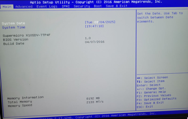 Supermicro X10SDV-7TP4F 1U, Xeon D-1537 1.7GHz, 8GB, SAS2116-IT, 2x PSU _