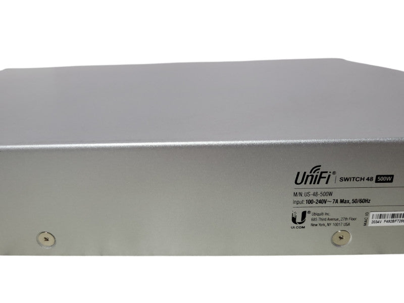 Ubiquiti Networks UniFi Managed PoE+ 48-Port Gigabit Switch (US-48-500W)  _