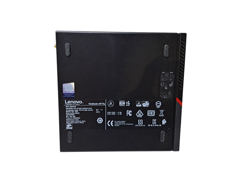 Lenovo M715q USFF | Ryzen 5 PRO 2400GE @3.2GHz, 16GB DDR4, 256GB NVMe, 90W AC