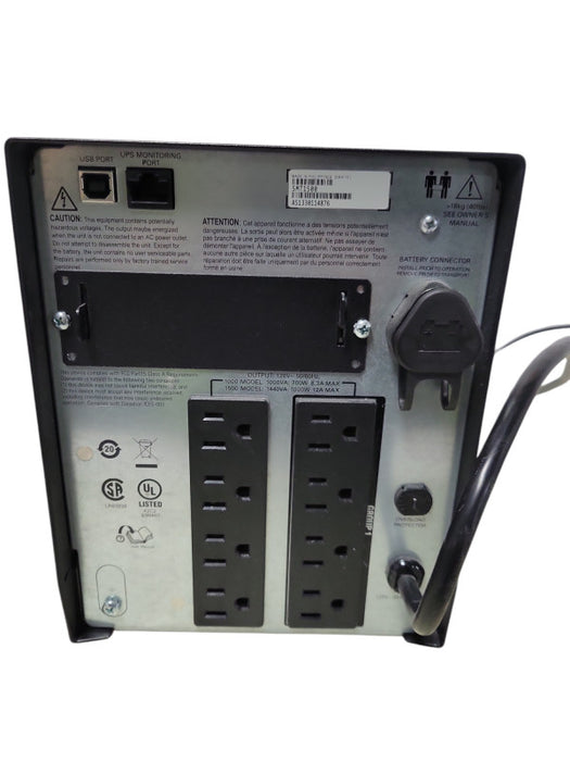 APC SMT1500 Smart-UPS 1500 120V 8 Outlet - No Battery _