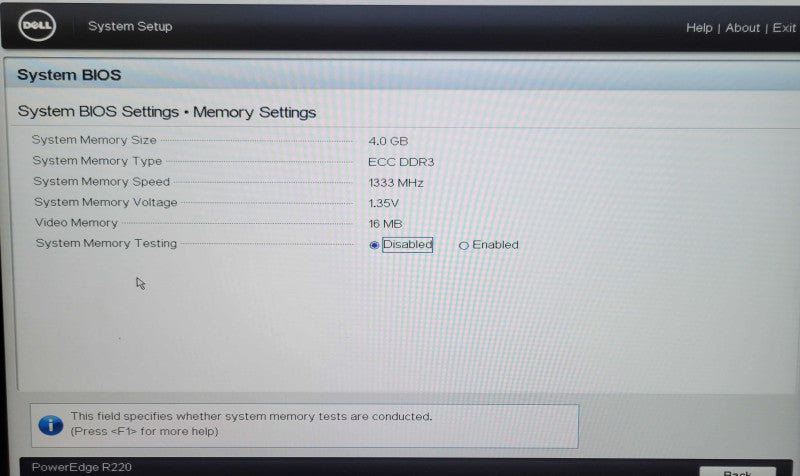 Dell PowerEdge R220 1U Server Intel i3-4130 3.4Ghz - 4GB - PERC H310 Q_