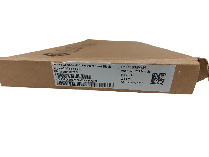 Lenovo Calliope USB Keyboard Gen2 Black   Q=