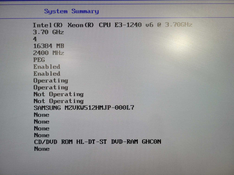 Lenovo ThinkStation P320, Xeon E3-1240 v6 3.70GHz, 16GB RAM, 512GB NVMe , QUADRO K2200 !