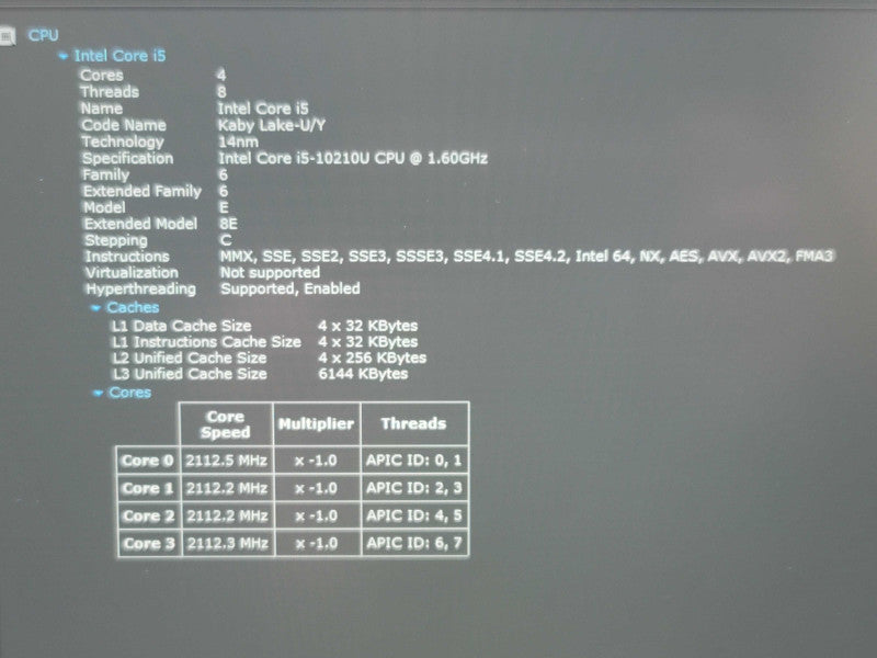 Lenovo ThinkPad T14s i5-10210U 16GB DDR4 256GB SSD  β Lap200