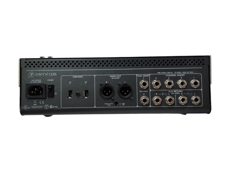 Mackie Onyx 1220i Premium Firewire Recording Mixer, READ