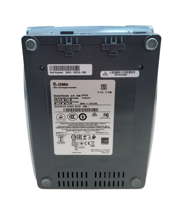 Zebra GK420t Thermal Printer GK42-102210-000 *READ*