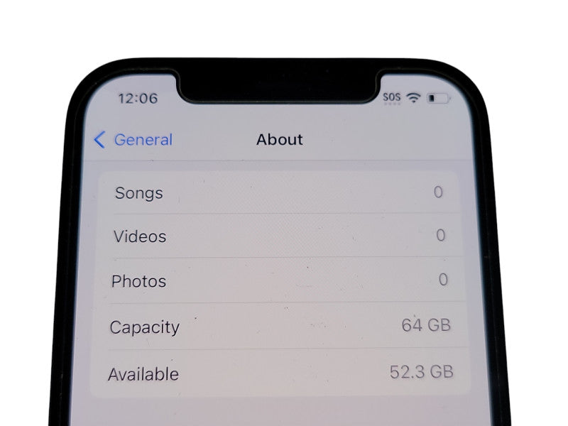 Apple iPhone 12 - 64GB - Black [A2402] (