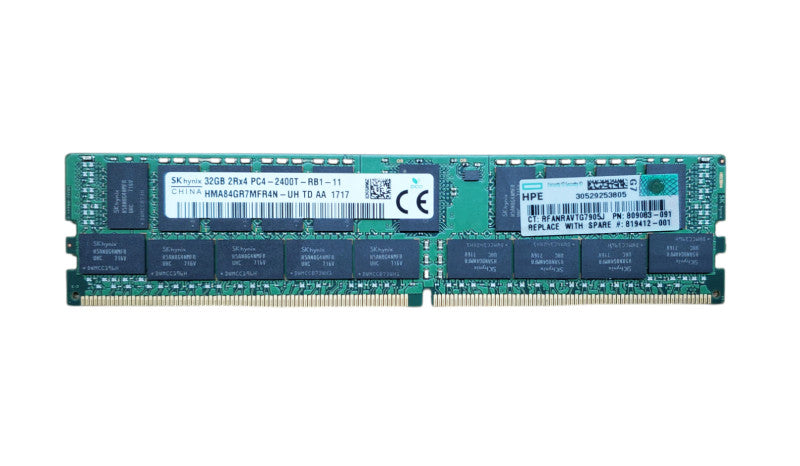 SK Hynix 32GB 2Rx4 PC4-2400T-R DDR4 Server RAM Q