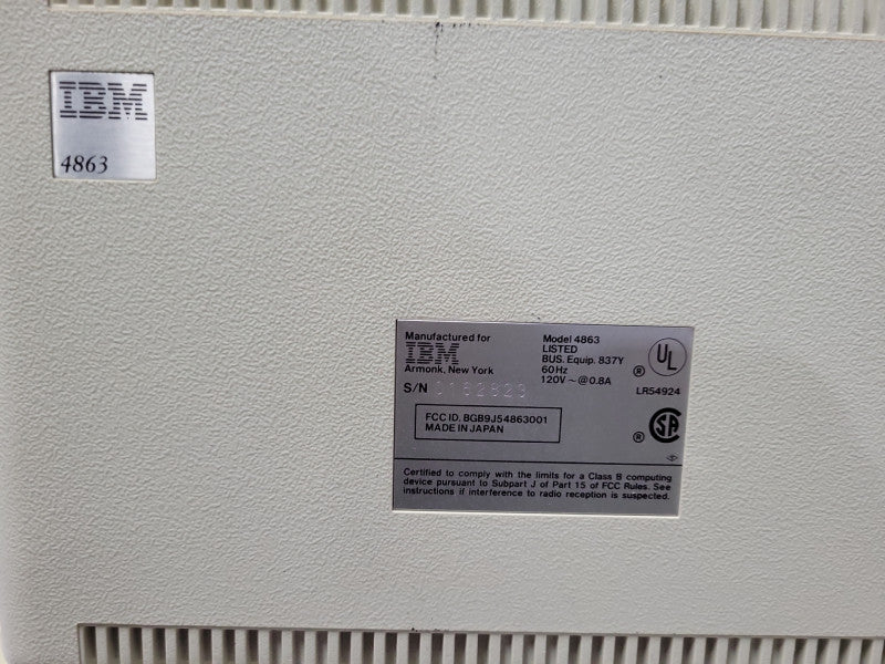 Vintage IBM Display Monitor Model 4863 manufactured 1984 _