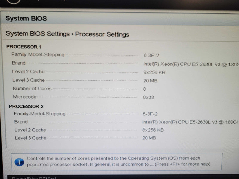 Dell PE R730xd - 2x Xeon E5-2630L v3 128GB DDR4 PERC H730P Mini 2x1100W PSU %