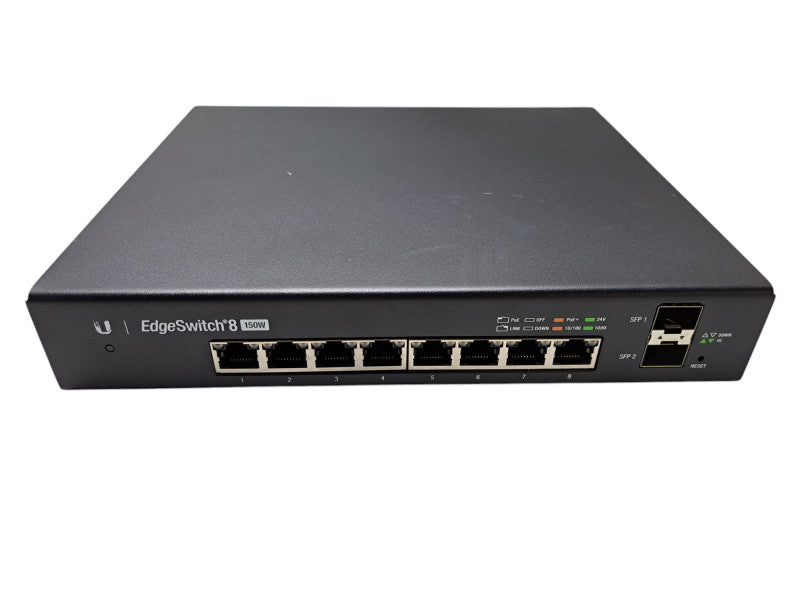 Ubiquiti Networks ES-8-150W | 8-Port Gigabit PoE+ 150W Switch *54V DC ONLY*