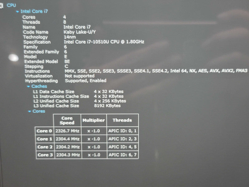Dell Inspiron 7500 2-in-1 i7-10510U 16GB DDR4 MX 330 256GB SSD READ  Qβ Lap200