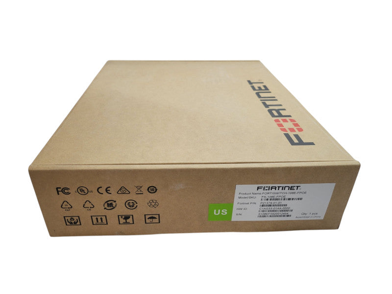 Fortinet FortiSwitch 108E-FPOE 8-Port Managed PoE+ Secure Access Switch Q%