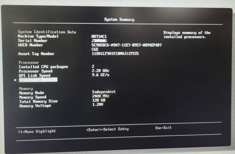 Lenovo 8871-AC1 2x Xeon E5 2650v4 2.2Ghz, 128GB DDR4, M5210, 2x PSU, 2.5" _