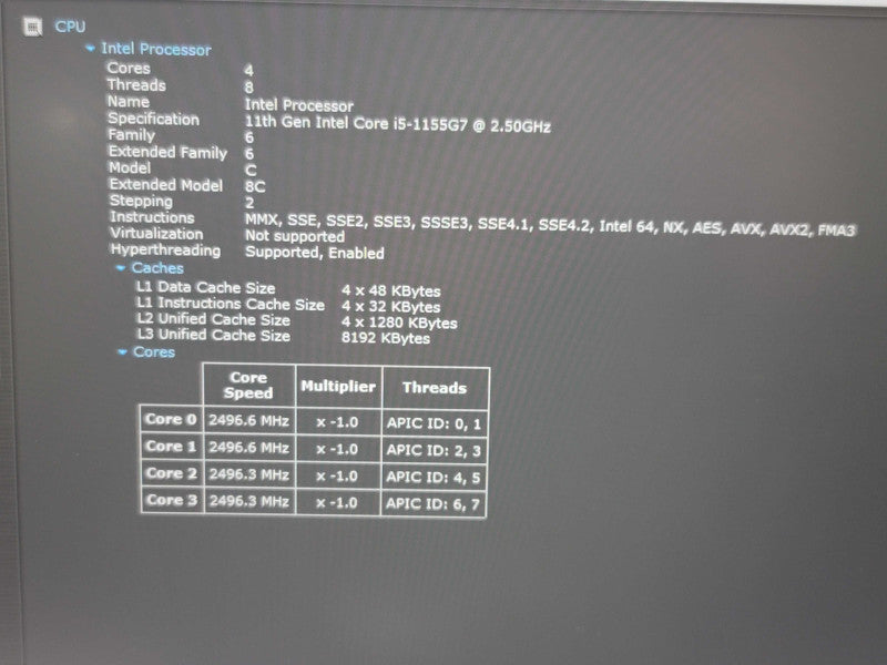 HP Pavillion 14 i5 1135G7 8GB RAM 256GB SSD  β Lap200