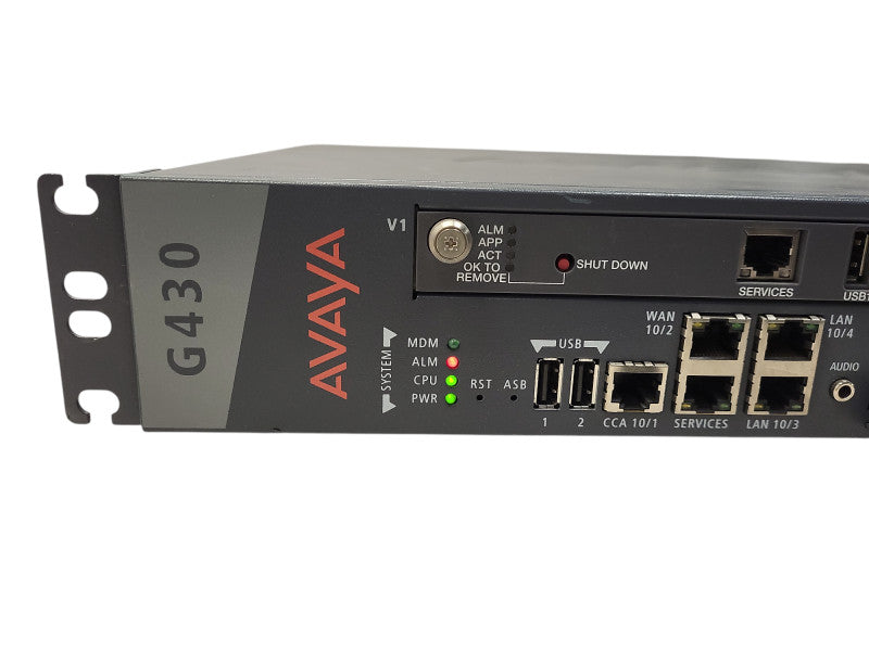 Avaya G430 Media Gateway w/ Modules: S8300, MM711, READ Q$