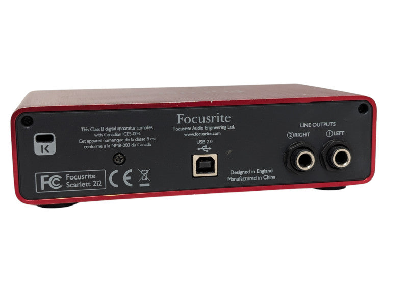 Focusrite Scarlett 2i2 USB Audio Interface  -