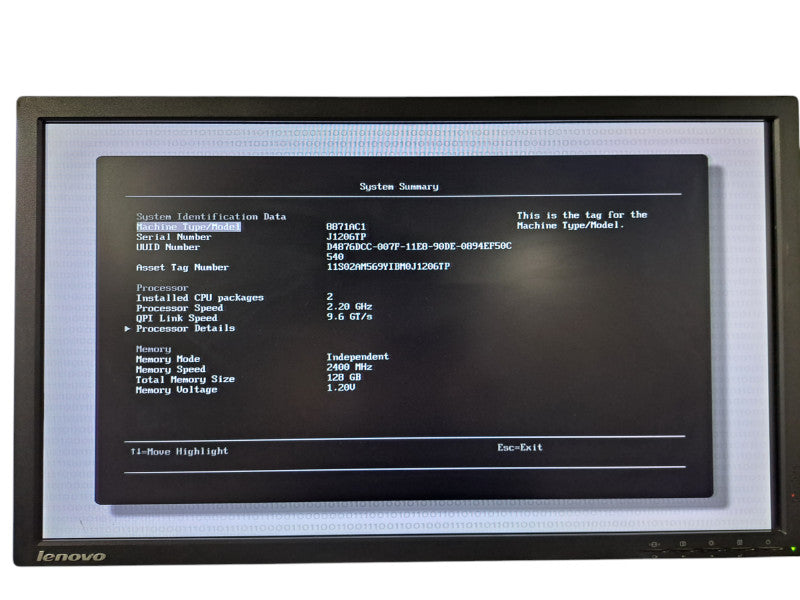 Lenovo x3650 M5 2U 8x 2.5"| 2x Xeon E5-2650 v4 @2.20GHz, 128GB DDR4, M5210