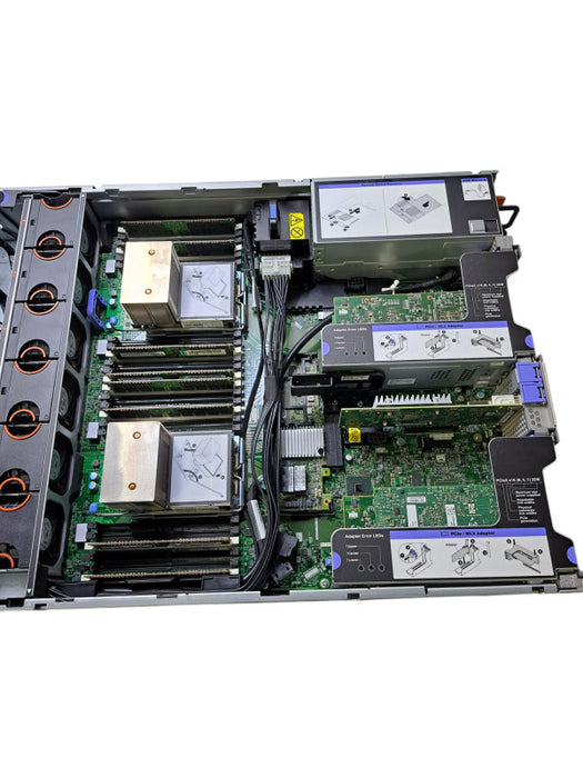 Lenovo x3650 M5 2U 8x 2.5"| 2x Xeon E5-2650 v4 @2.20GHz, 128GB DDR4, M5210