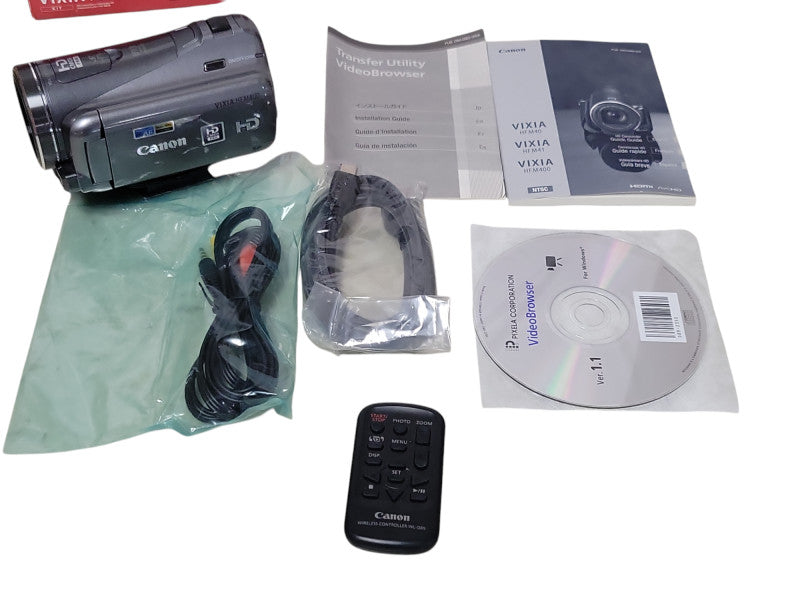 Canon VIXIA HFM400 Full HD CMOS PRO Camcorder , READ _