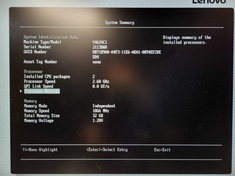Lenovo x3650 M5 2U 24x 2.5" 2x Xeon E5-2640 v3 @ 2.6GHz 32GB DDR4 M5210 $