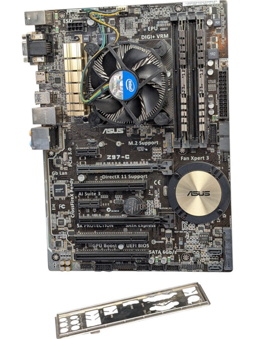 ASUS Z97-C with Intel Core i5-4690K 8GB RAM  -