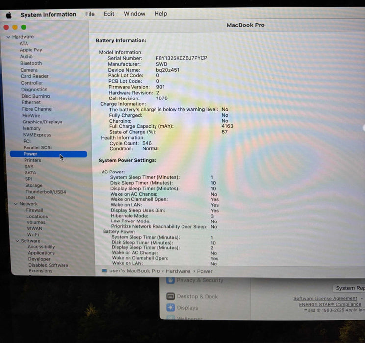 Apple MacBook Pro 13 2020 Touch Bar i5-1038NG7 16GB 512SSD No Power Adapter  Lap200