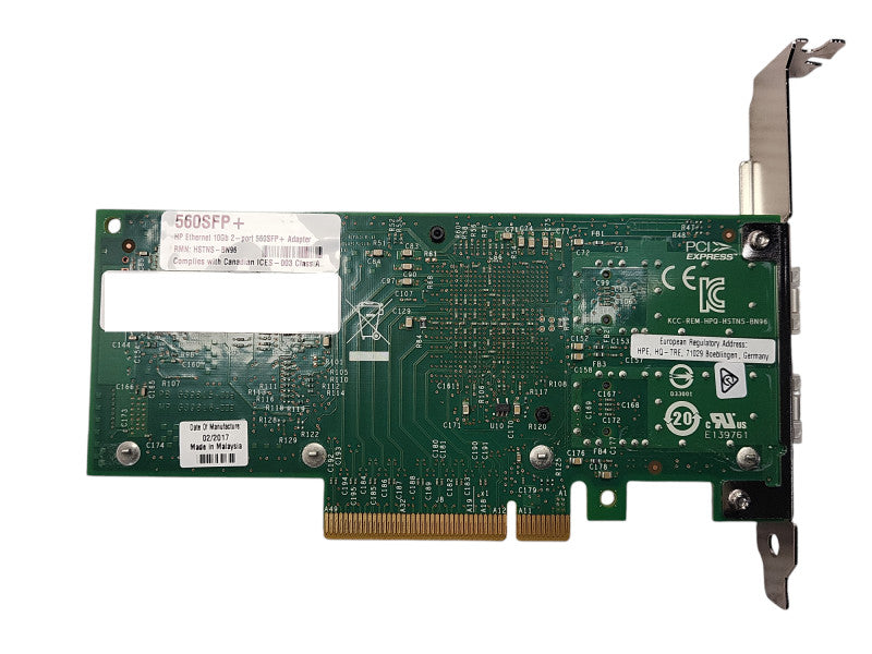 HP 665247-001 560SFP+ 2 Port 10GB Network Adapter 669279-001 Q$