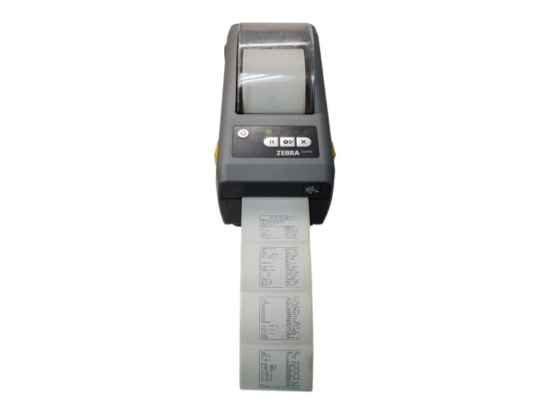Zebra ZD410 Direct Thermal Label Printer USB Bluetooth w/ AC Adapter