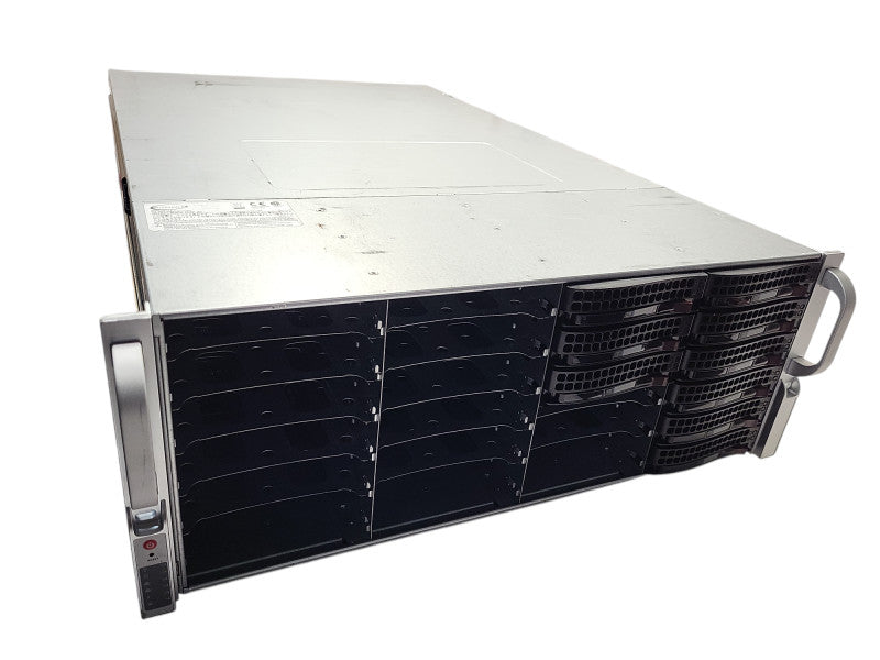 Supermicro CSE-847 4U 36x 3.5" 2x Silver 4110 @ 2.1GHz 96GB RAM 3108 MegaRA $