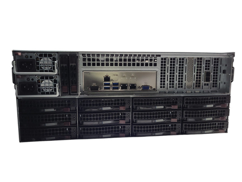 Supermicro CSE-847 4U 36x 3.5" 2x Silver 4110 @ 2.1GHz 96GB RAM 3108 MegaRA $