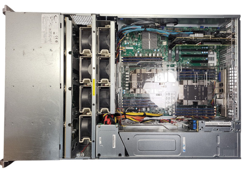 Supermicro CSE-847 4U 36x 3.5" 2x Silver 4110 @ 2.1GHz 96GB RAM 3108 MegaRA $