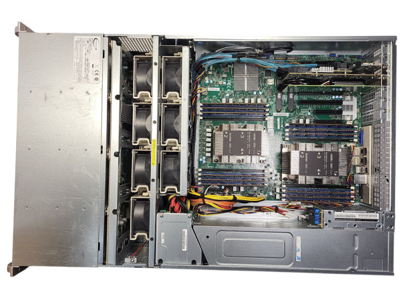 Supermicro CSE-847 4U 36x 3.5" 2x Silver 4110 @ 2.1GHz 96GB RAM 3108 MegaRA $