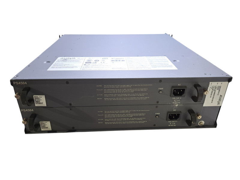 Avaya G450 Chassis w/ 6x MM710B & 1x MB450 Modules | 2x PSU's *READ*
