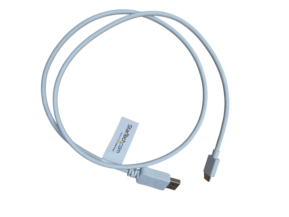 Startech.com USB-C to DisplayPort Cable 1m (3ft) White CDP2DPMM1MW Q